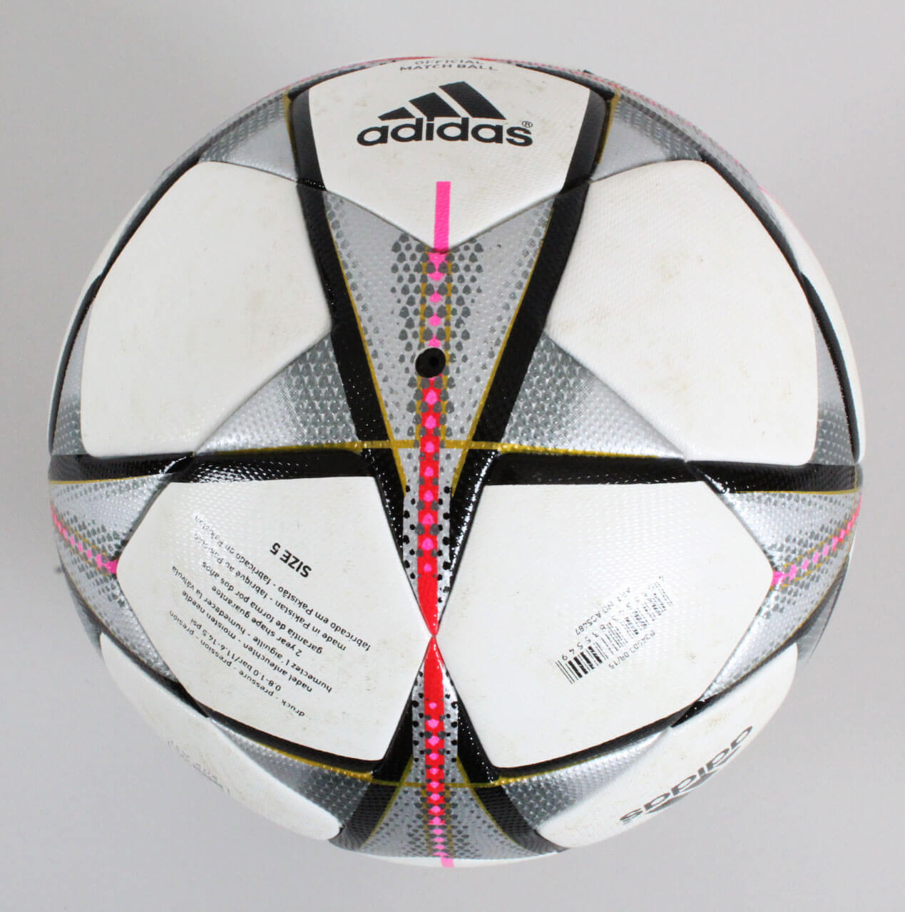 2016 Champions League Final GameUsed Soccer Ball Milano COA 100 Team Memorabilia Expert