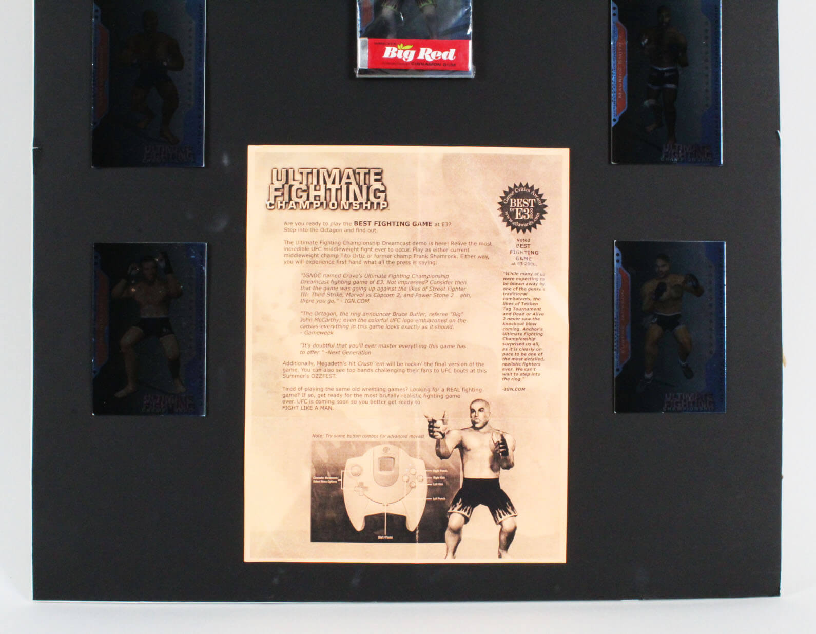 UFC Promo, Posters, Referee Fighter Credentials Lot Memorabilia Expert