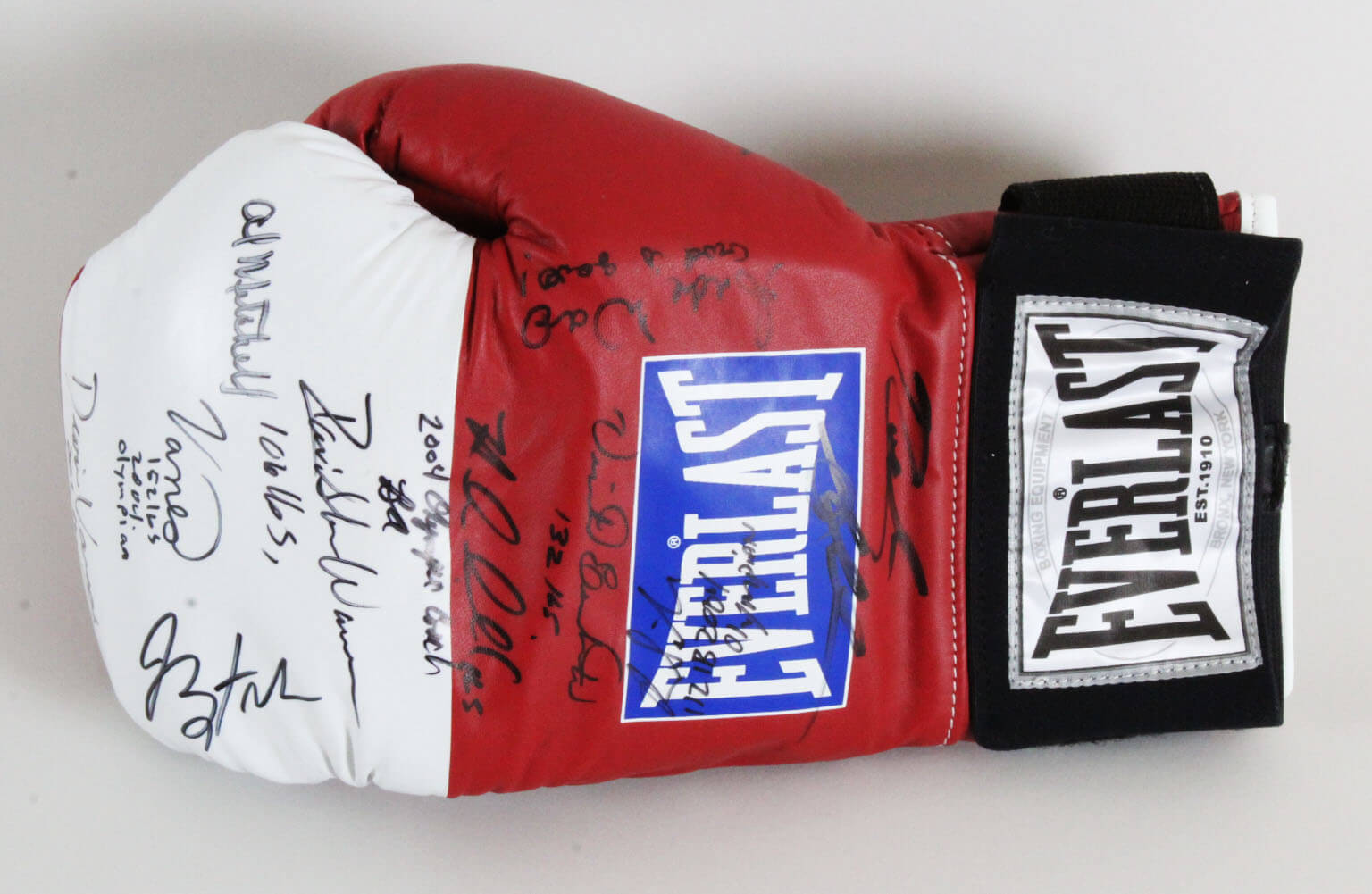 2004 USA Olympic Team MultiSigned Boxing Glove COA JSA Memorabilia