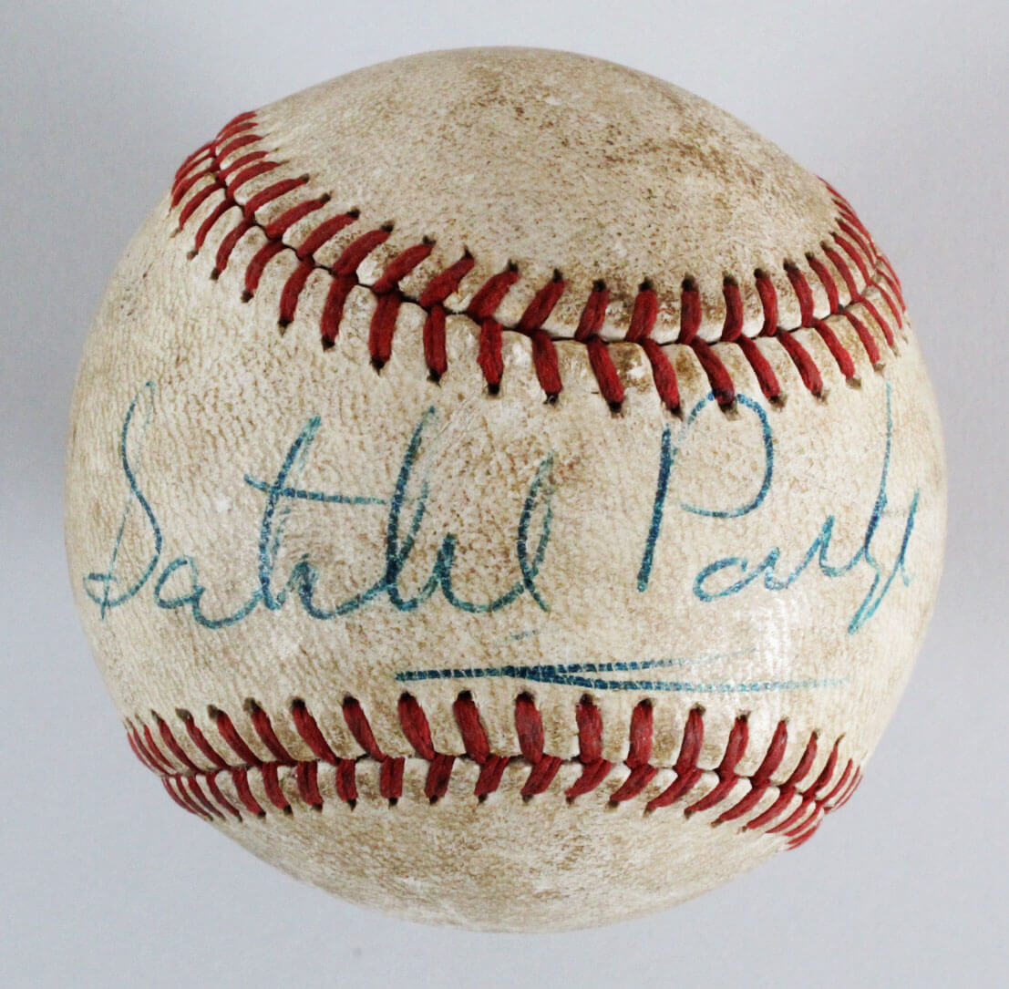 Satchel Paige Signed Baseball Negro League COA JSA Memorabilia Expert