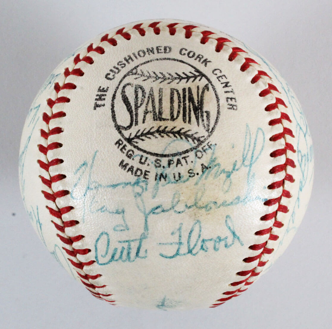1959 St. Louis Cardinals TeamSigned Baseball COA JSA Memorabilia
