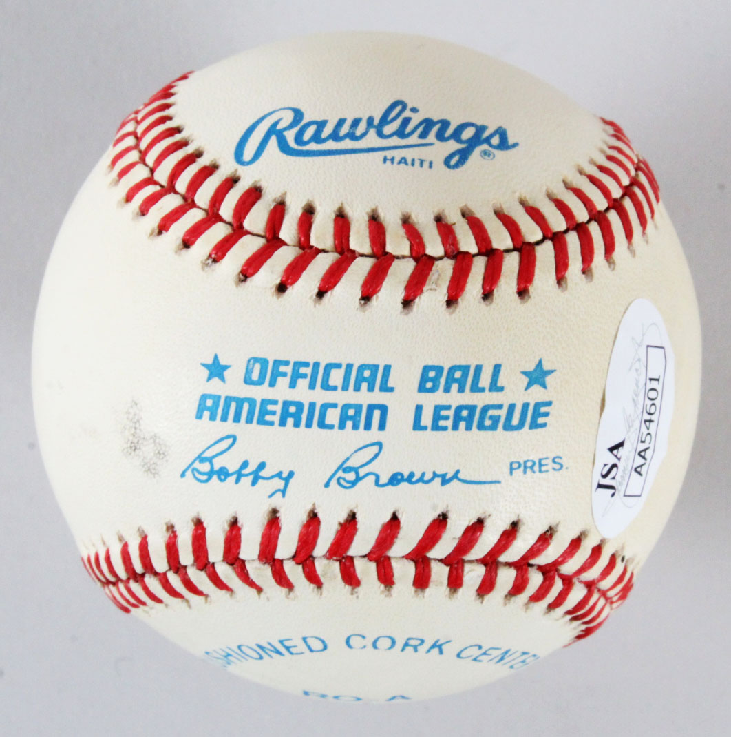 Bo Jackson Signed Baseball Royals - COA JSA | Memorabilia Expert