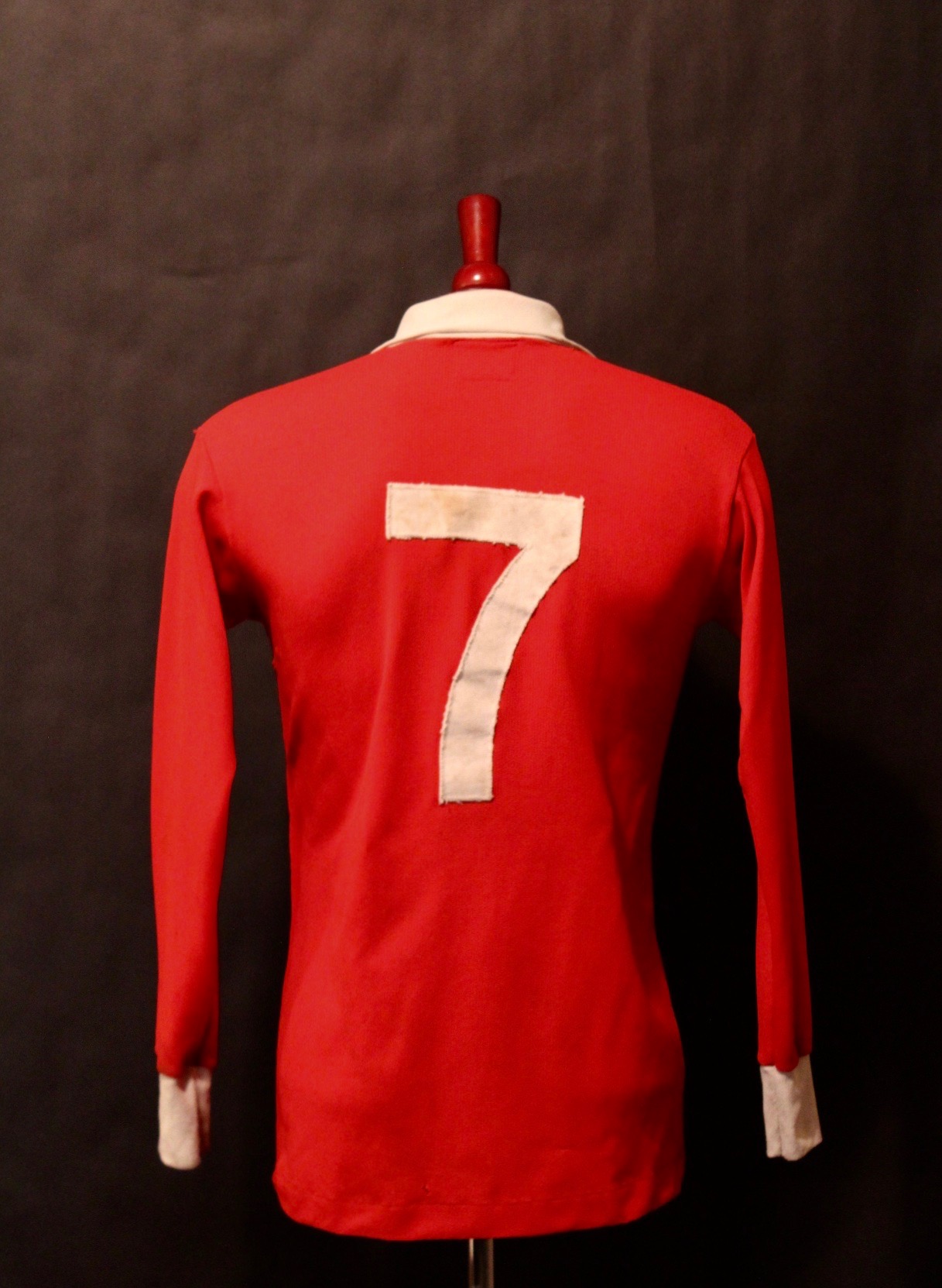 George Best Game-Used #7 Manchester United Home Shirt. Circa 1970’s ...