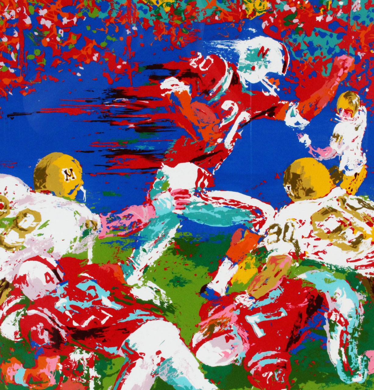 LeRoy Neiman Signed Lithograph 1974 Nebraska Suite