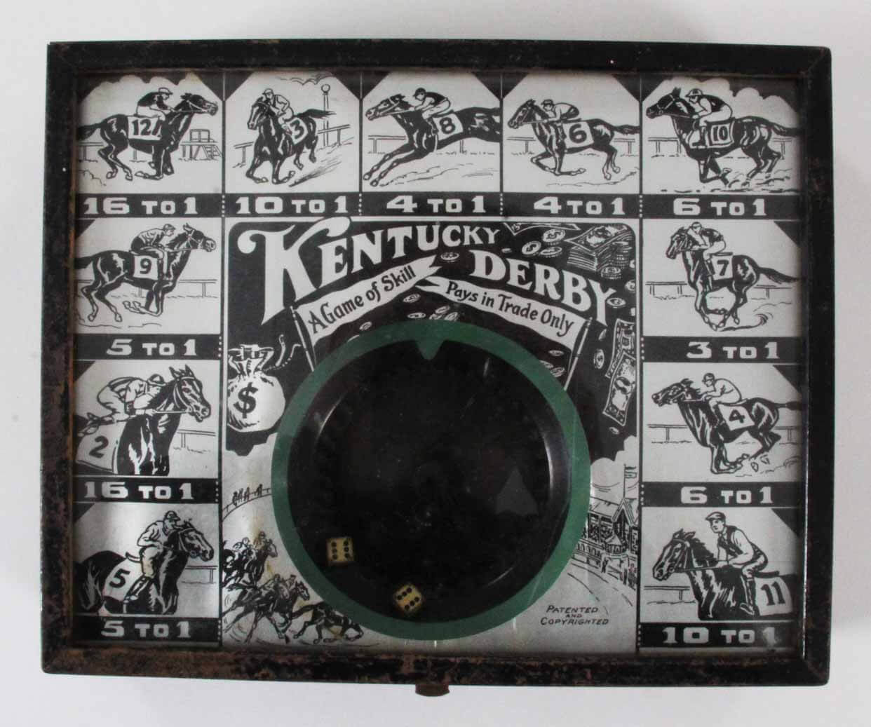 Kentucky Derby Dice Game of Skill Horse Racing Toy Memorabilia Expert