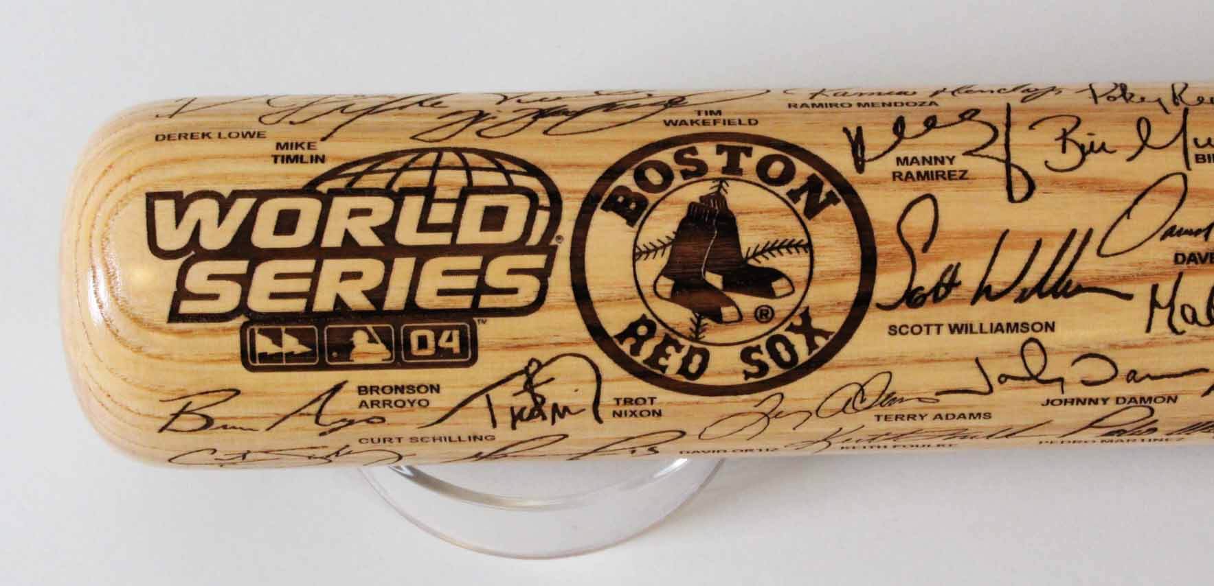 2004 World Series Commemorative Bat Boston Red Sox Memorabilia Expert