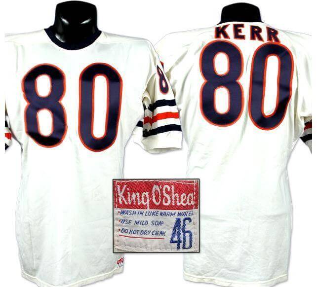 1970 Chicago Bears GameWorn Jersey Memorabilia Expert