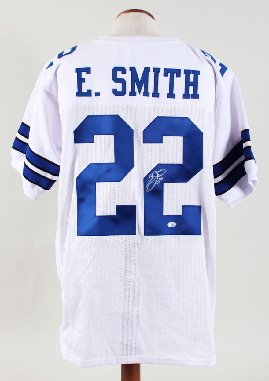Emmitt Smith Signed Jersey Cowboys â COA BAS | Memorabilia Expert