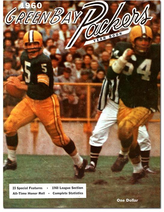 1960 Green Bay Packers Yearbook, Great ShapeUnscored Memorabilia Expert