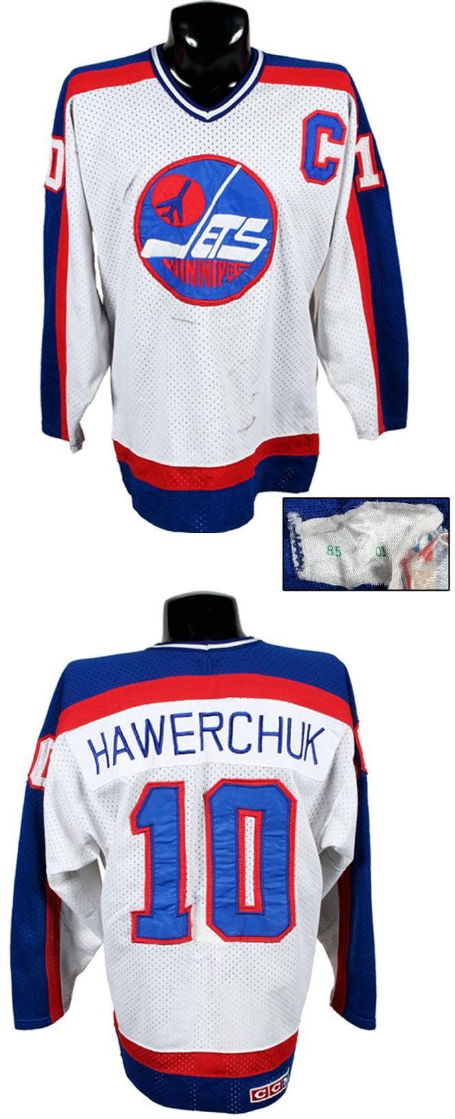 winnipeg jets game worn jersey