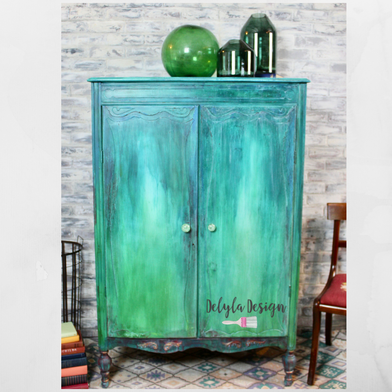 Boho Blended Paint Finish