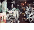 Machine tools inside the shop