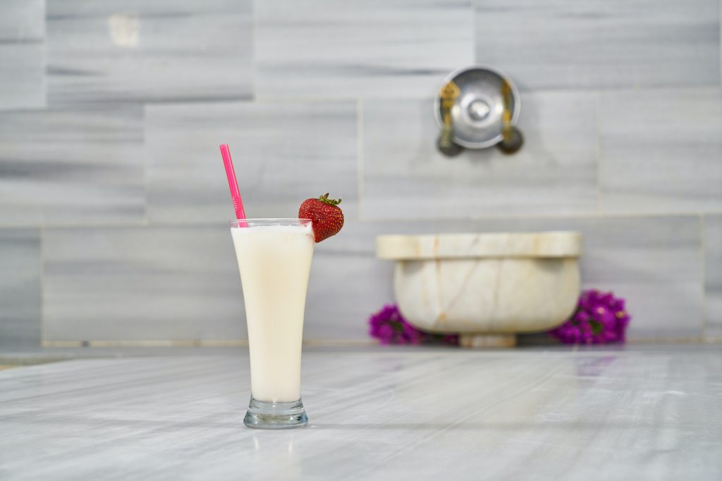 Smoothie de plátano y fresa para tener energías durante el día