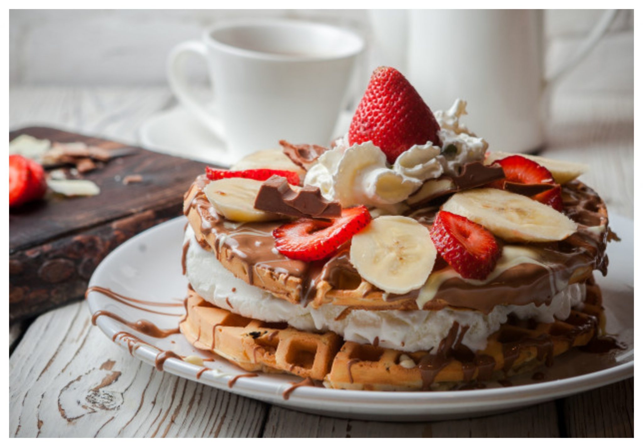 Cuatro recetas de waffles saludables para desayunar