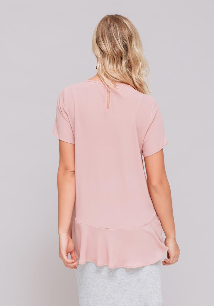 Pleione Haute Ballerina Tulle Ruffle Top