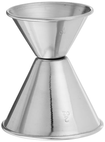 3.75 Stainless Steel Spirits//Cocktail Jigger with Fine Beaked Spout for Precise Pouring Crafthouse by Fortessa Professional Metal Barware//Bar Tools by Charles Joly