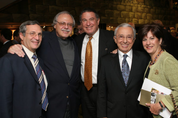 Norm Pappas, Bob Naftaly, Larry Jackier, Emory Klein and Susie Pappas