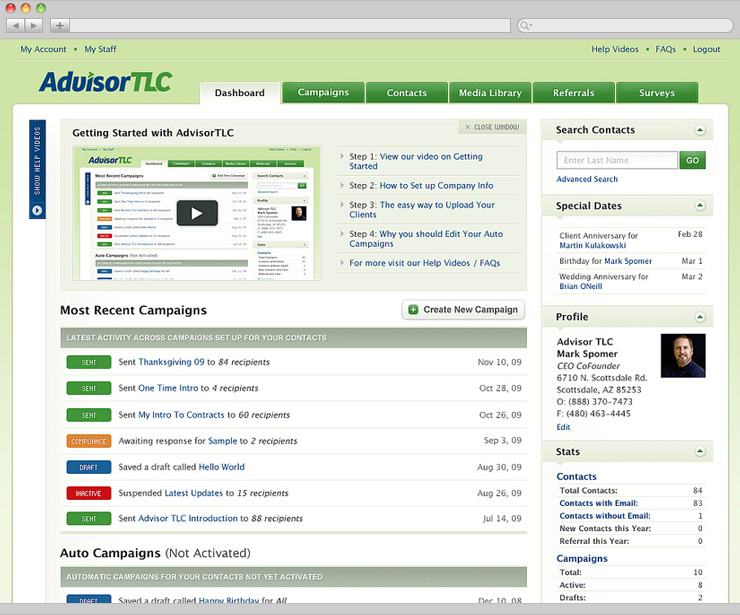 Homepage Design