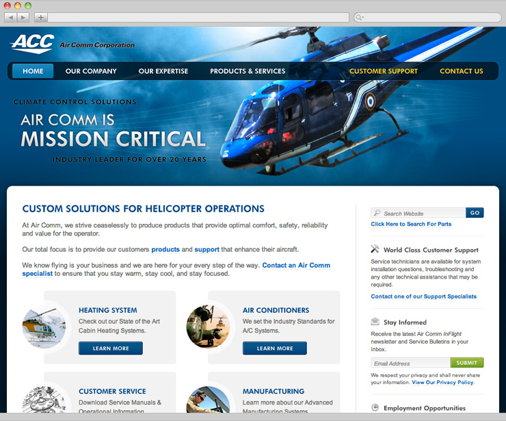 Homepage Design