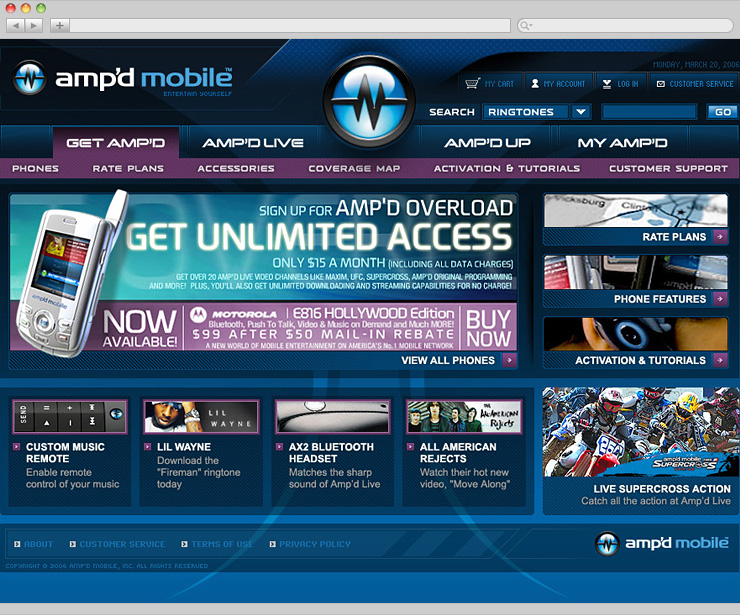 Homepage Design