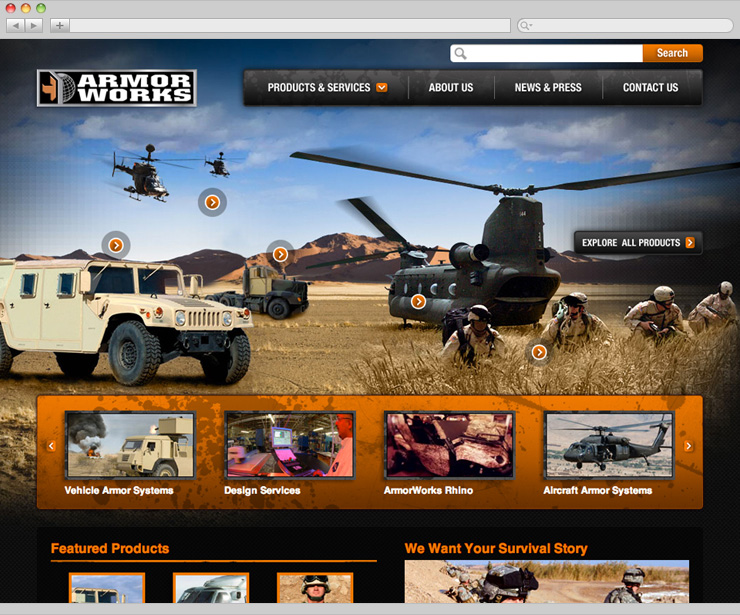 Homepage Design