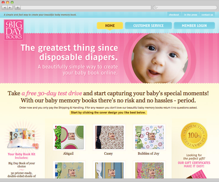 Homepage Design