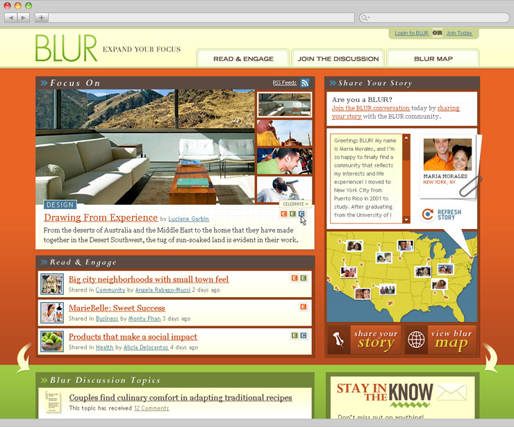 Homepage Design