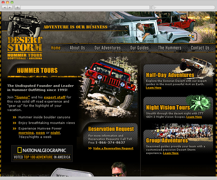 Homepage Design