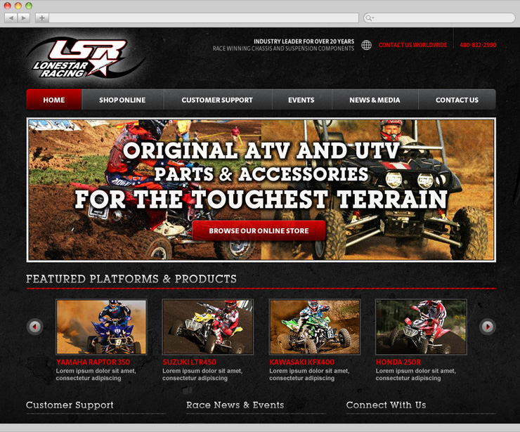 Homepage Design