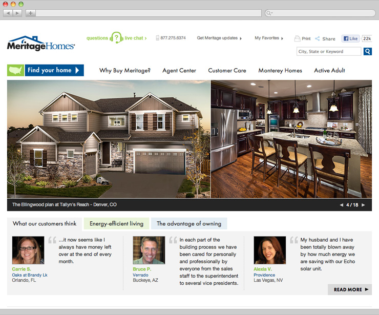 Homepage Design