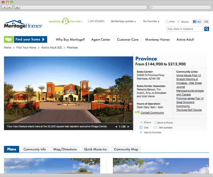 Interior Page Design