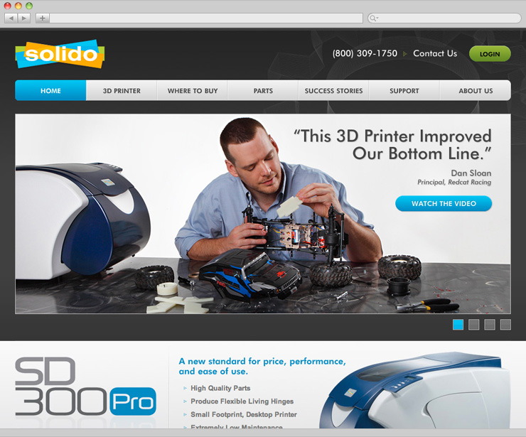 Homepage Design