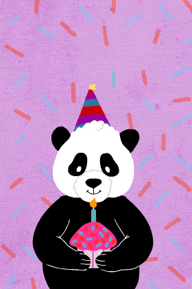 Panda Cupcake ecard