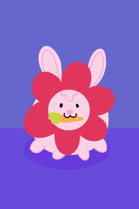 Rabbit Flips Carrot ecard