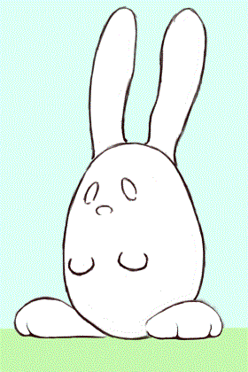 Rabbit Egg Roll ecard