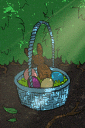 Hidden Easter Basket ecard