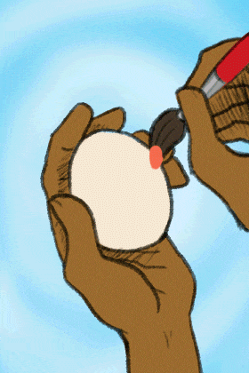 Painting Eggs ecard
