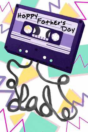 Casette Dad ecard