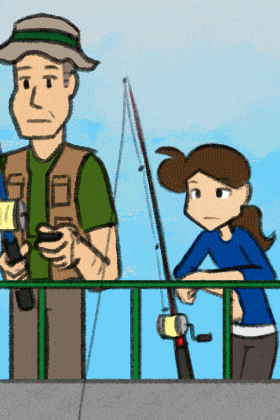 Fathers Day Fishing ecard