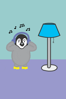 Penguin Oops ecard