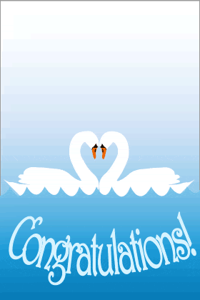 Wedding Swans ecard