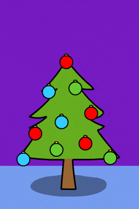 Shaking Christmas Tree ecard