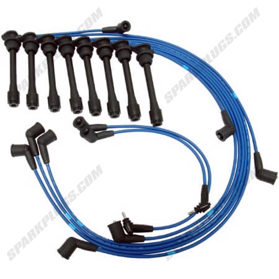 NGK RC-TE66 Spark Plug Wire Set - 5mm Ultra-Low Resistance Wires For Toyota 4Runner Tacoma Tundra