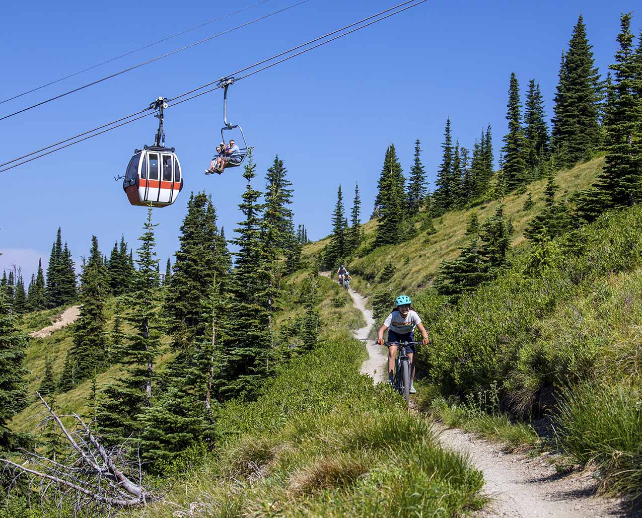 Mountain Biking at Whitefish Mountain Resort slider image 5