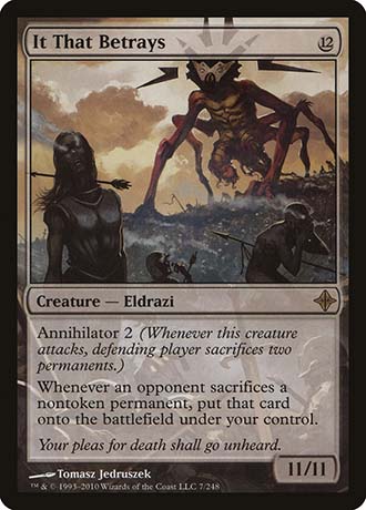 Magic: The Gathering - Baneful Omen (Presagio Malefico) - Rise Of The Eldrazi (ROE) - Carta Rara