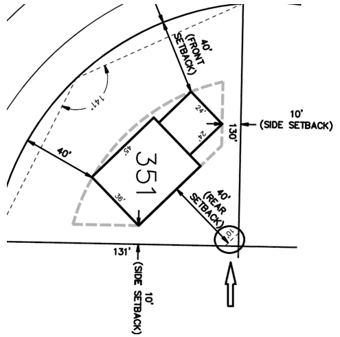 This is an image of lot lines