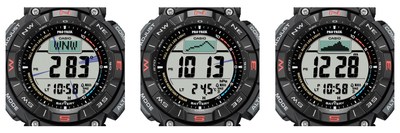 Digital compass, Barometer, Altimeter