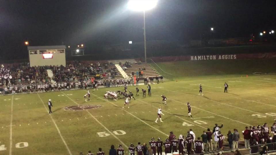 Hamilton HS Football Video "Christian Loving's highlights Haleyville