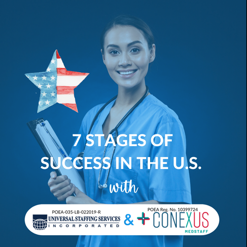 7 Stages of Success in the U.S. with Universal Staffing & Conexus MedStaff