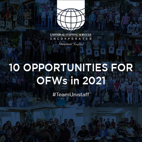 #TeamUnistaff | 10 Opportunities for OFWs in 2021